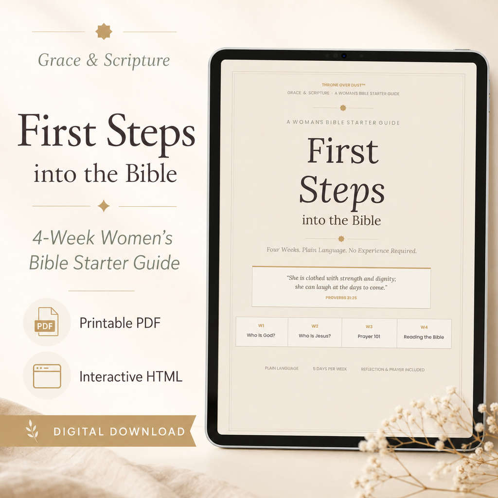 Grace and Scripture Women’s 4 week Bible Study printable