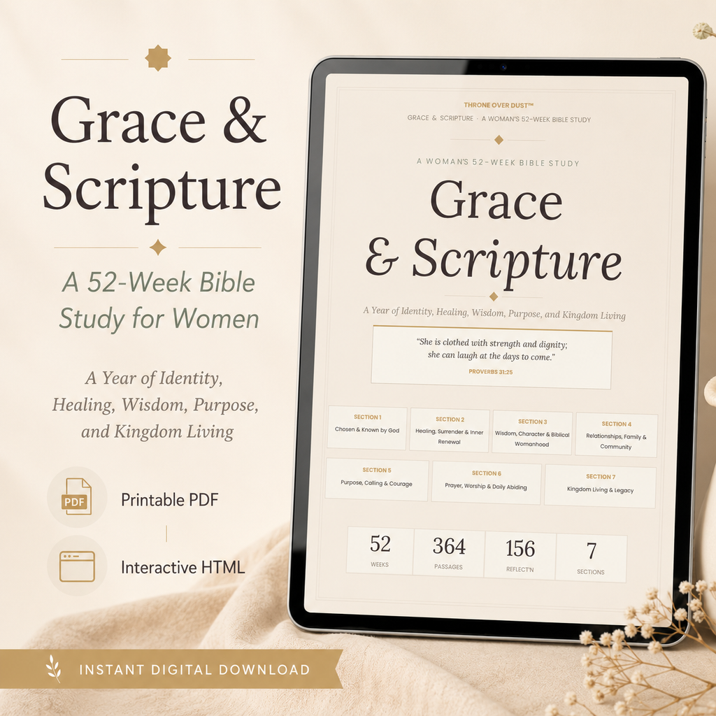 Grace and Scripture Women's 52 week Bible Guide Printable