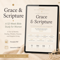 Grace and Scripture Women's 52 week Bible Guide Printable