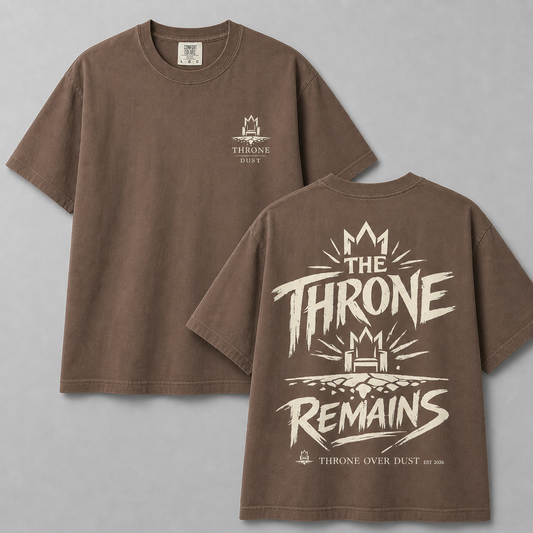The Throne Remains — Heavyweight Tee