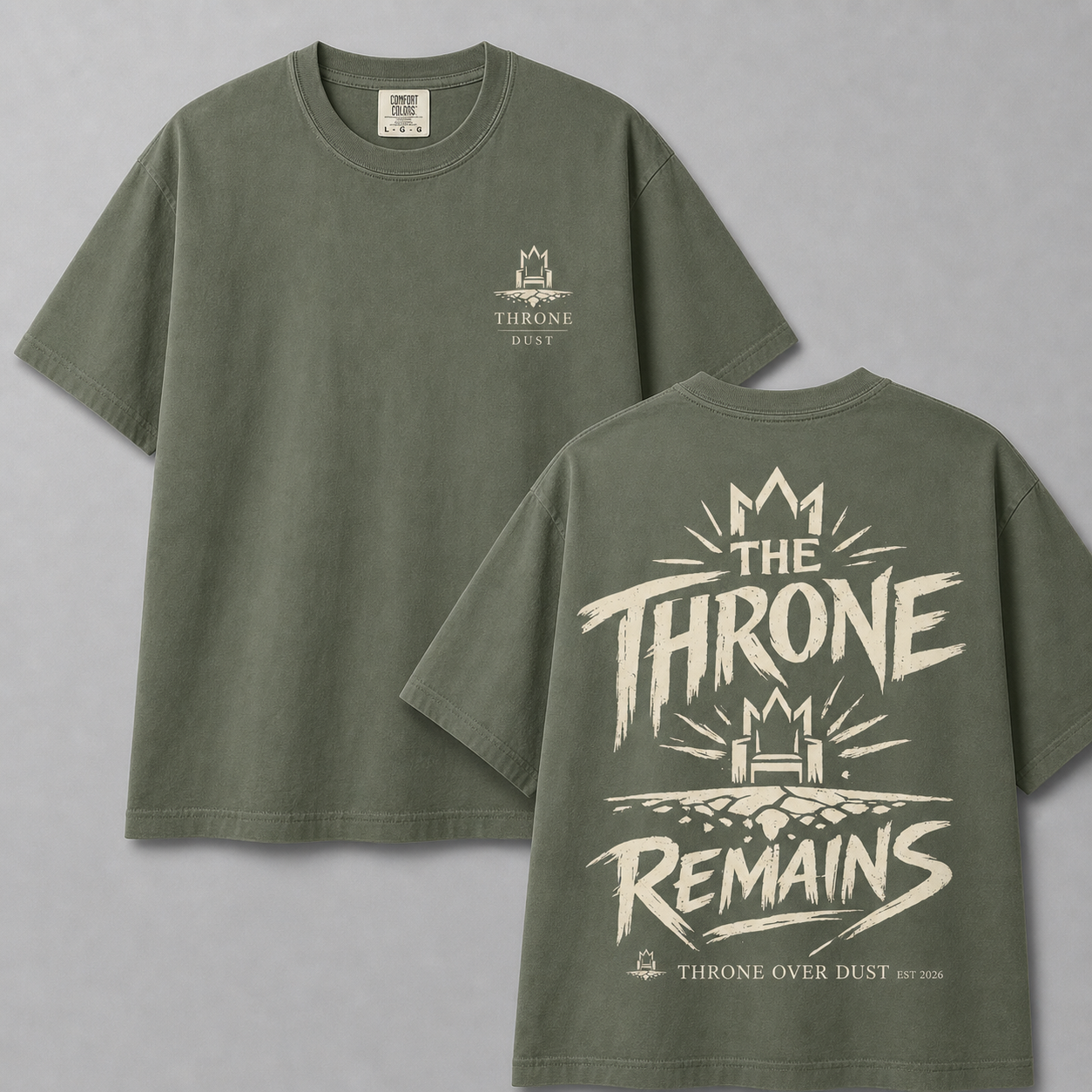 The Throne Remains — Heavyweight Tee