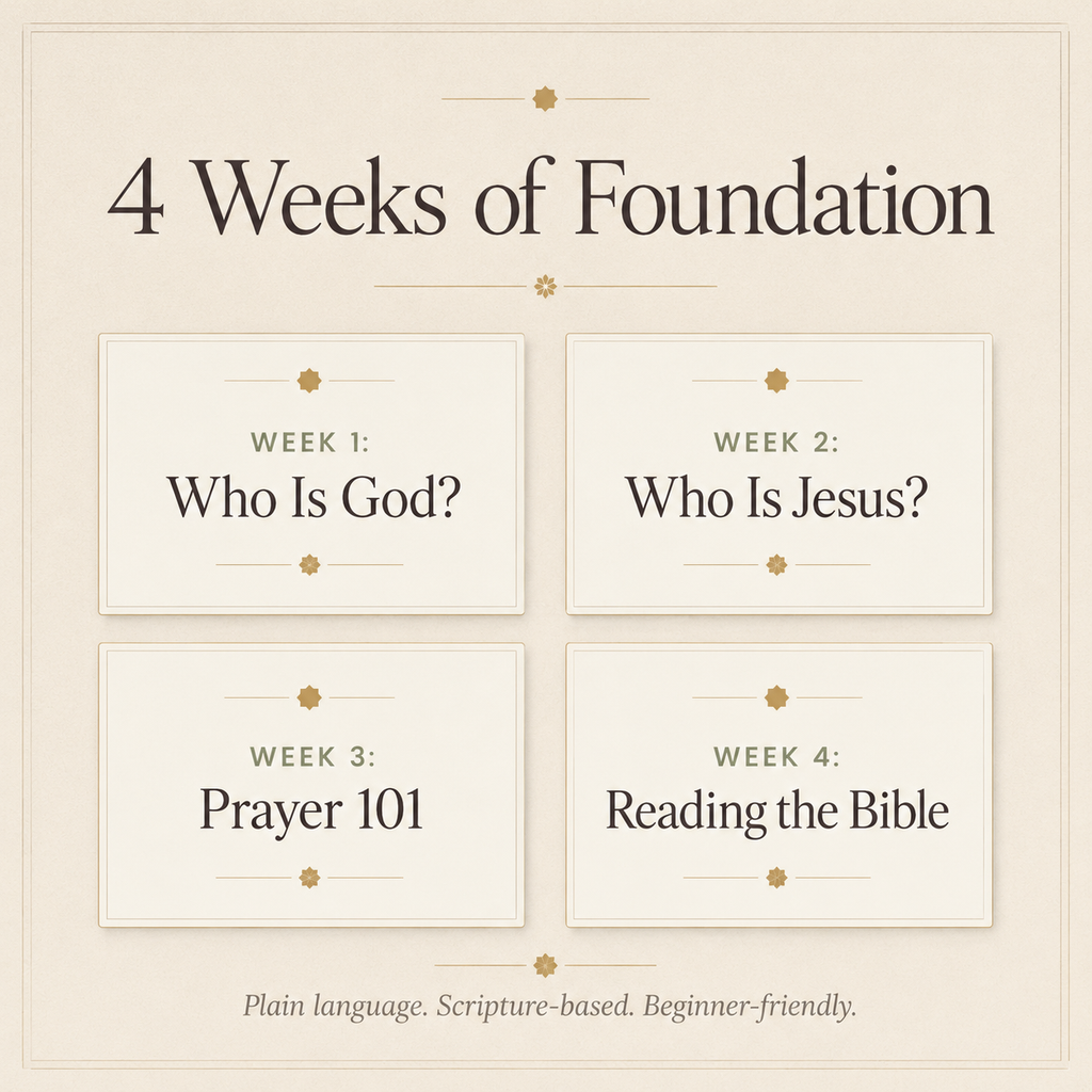 Grace and Scripture Women’s 4 week Bible Study printable