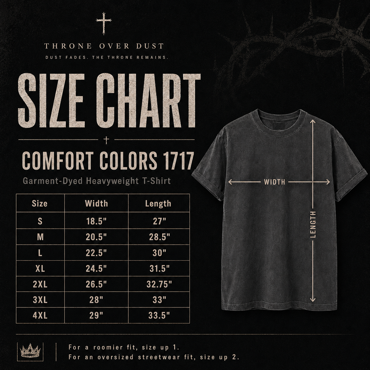 Jesus Is King — Heavyweight Tee
