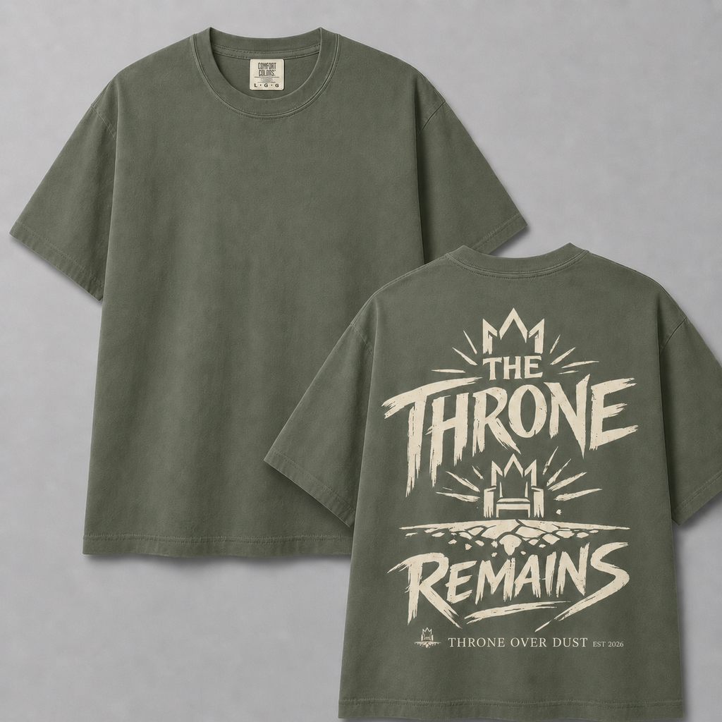 The Throne Remains — Heavyweight Tee