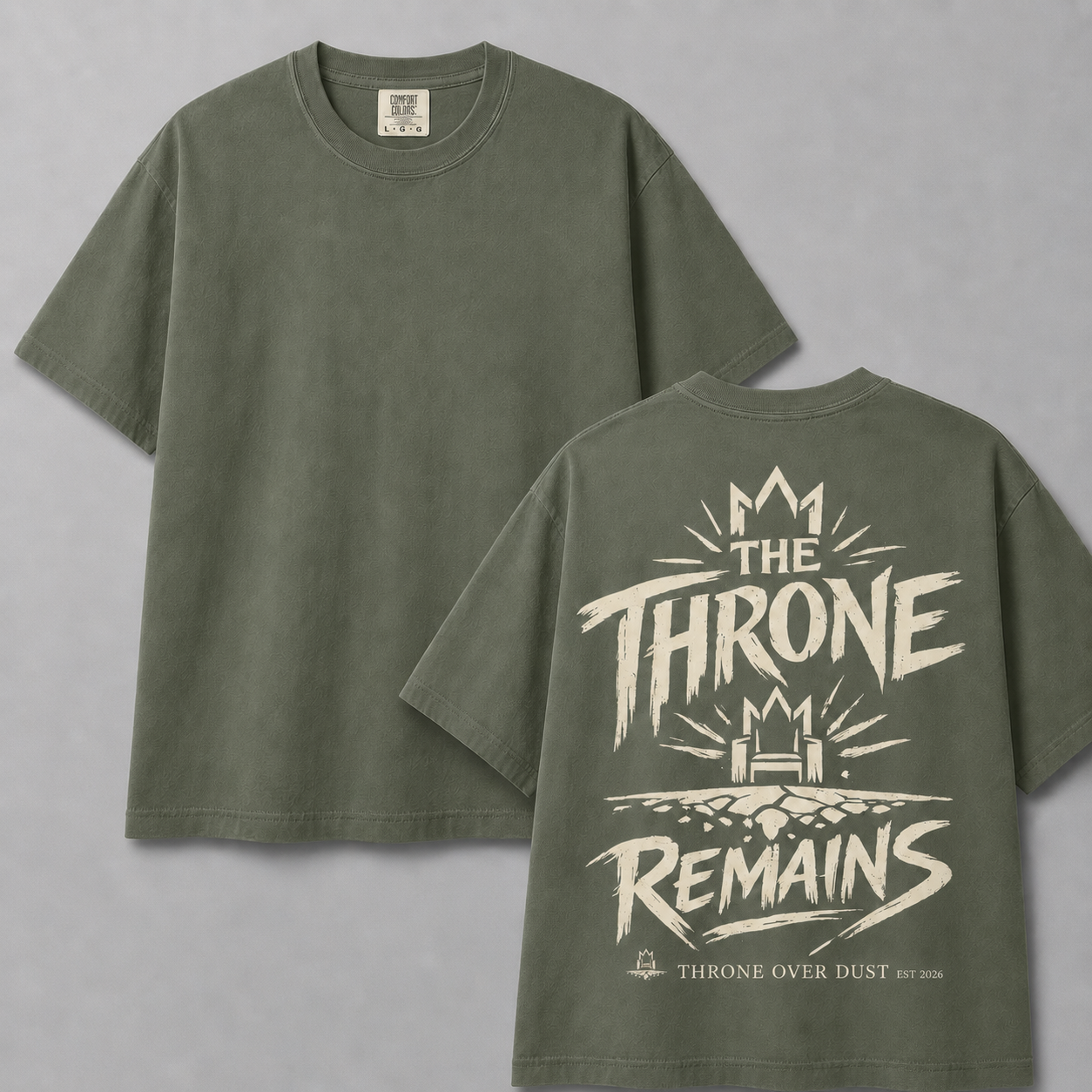 The Throne Remains — Heavyweight Tee