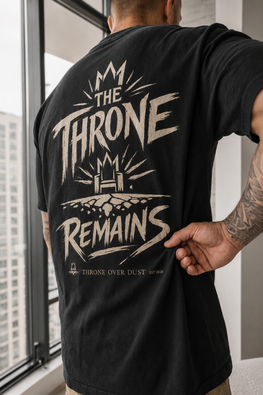The Throne Remains — Heavyweight Tee